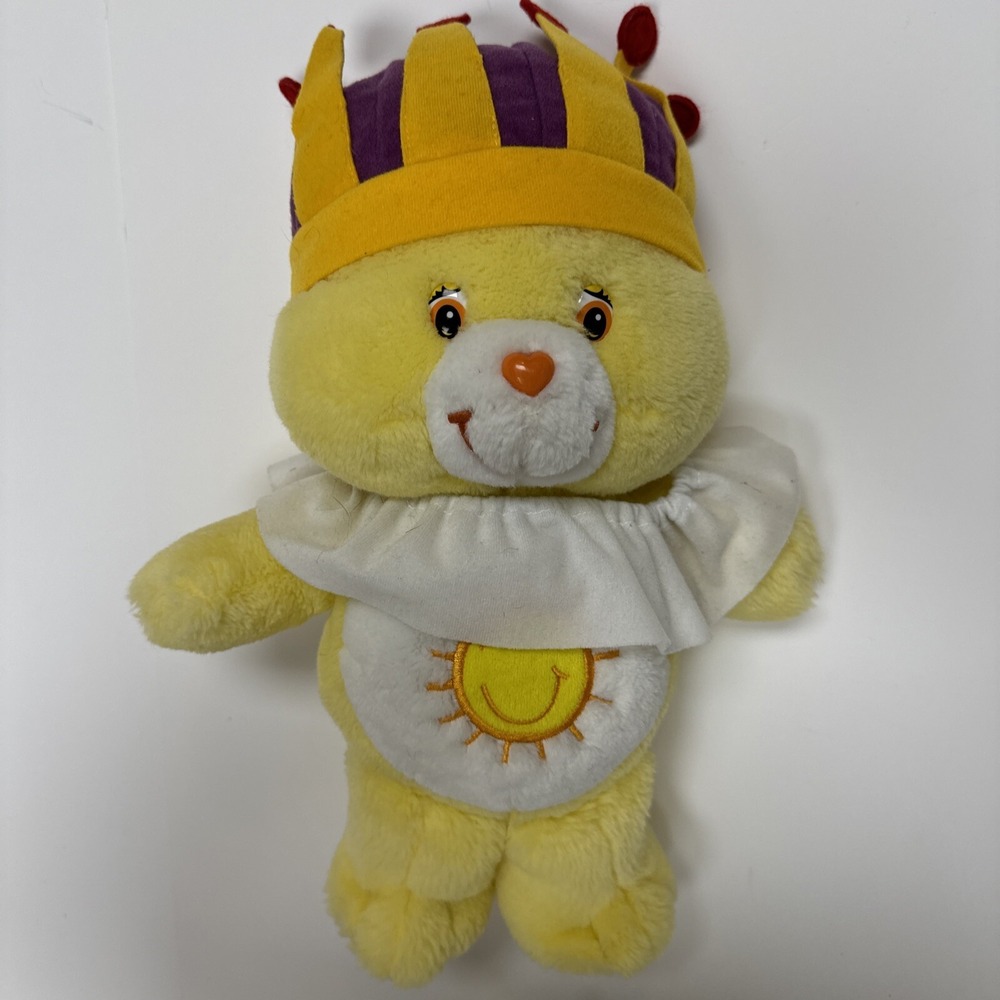Lot of 2- Care Bears vintage Best Friend Bear 2004‎ And King Funshine Bear 2004 - Picture 7 of 10